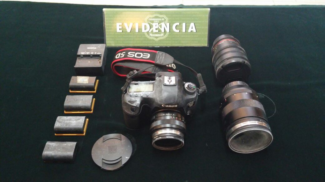 SIP de Carabineros recuperó costos equipo fotográfico