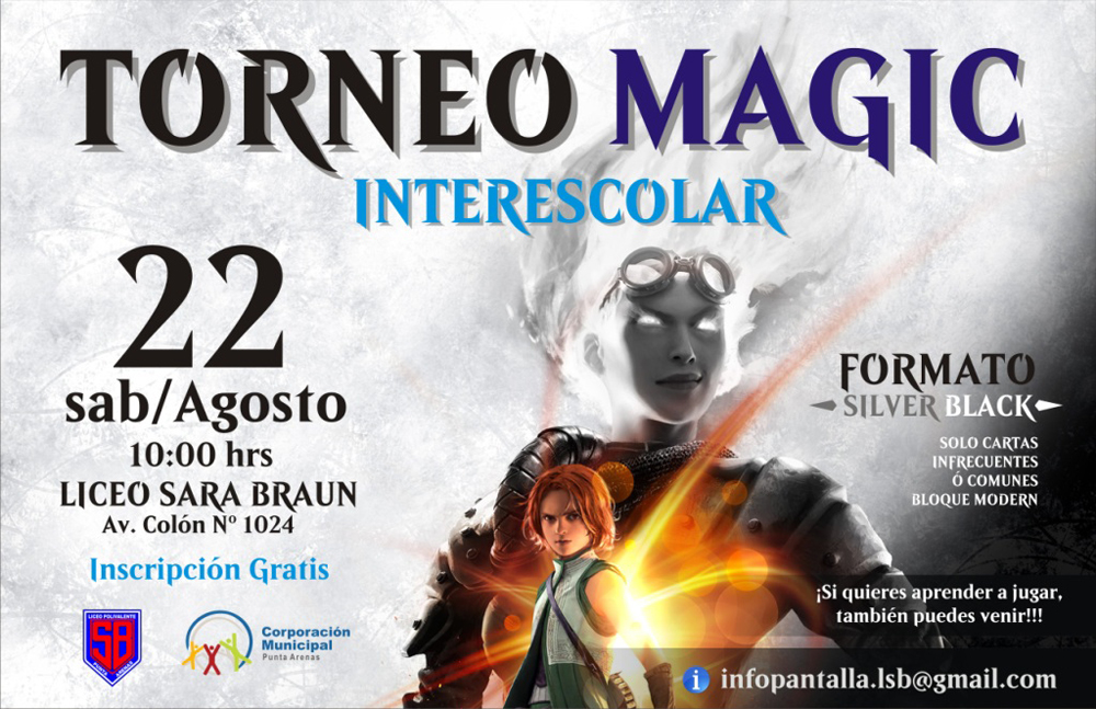 Liceo Polivalente Sara Braun realizará 1er torneo interescolar de Magic