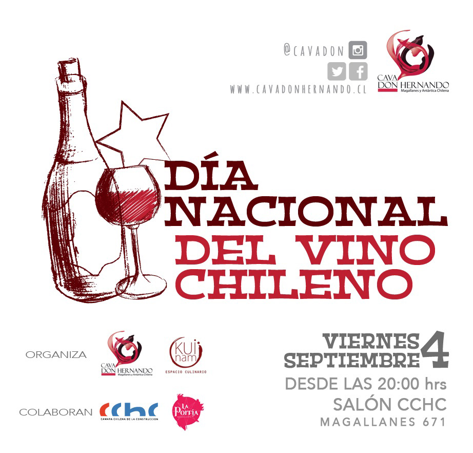 CChC Punta Arenas invita a la comunidad Magallánica a celebrar el Día Nacional de Vino Chileno