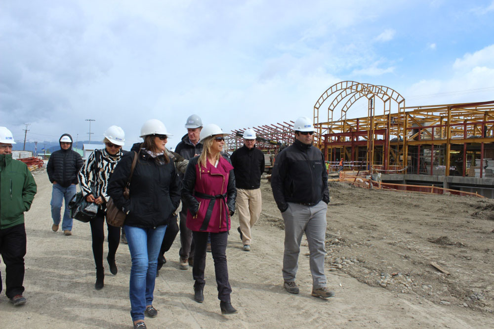 Autoridades constatan en terreno obras del nuevo Hospital de Puerto Natales que alcanza el 53% de avance