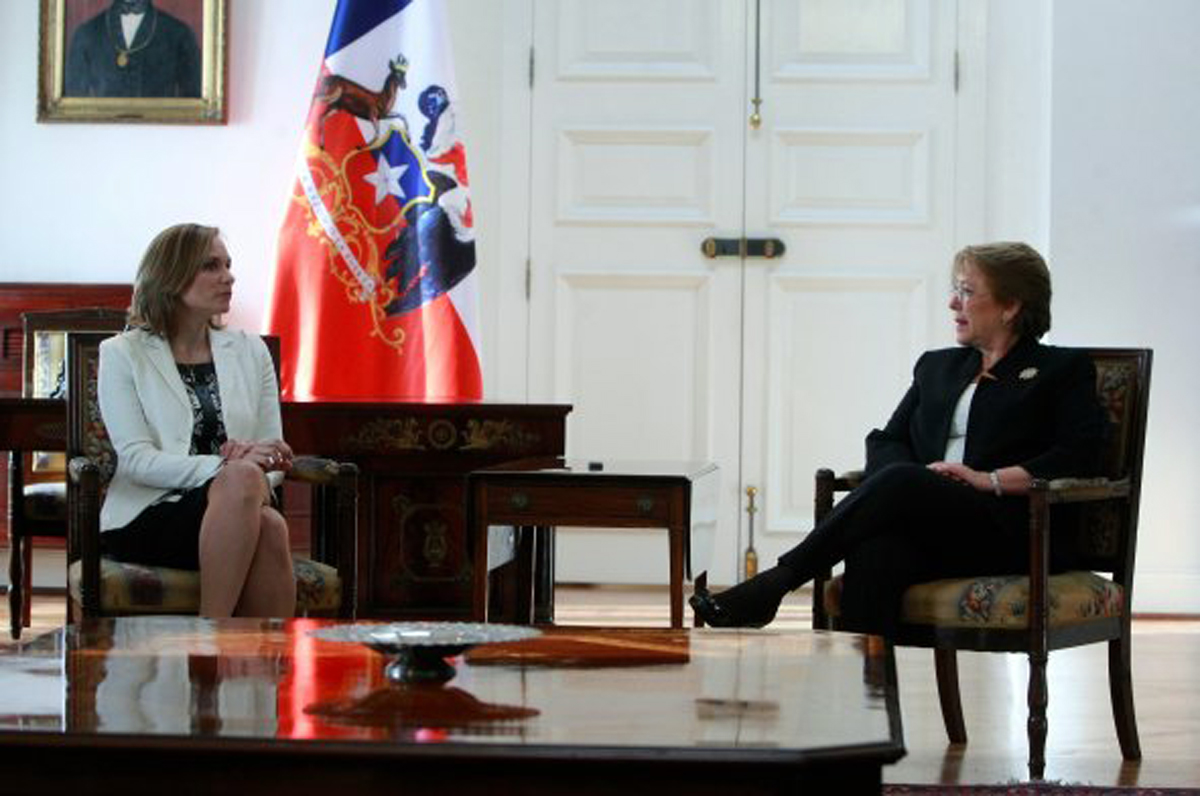 Senadora Goic proclama su candidatura a presidenta de Chile
