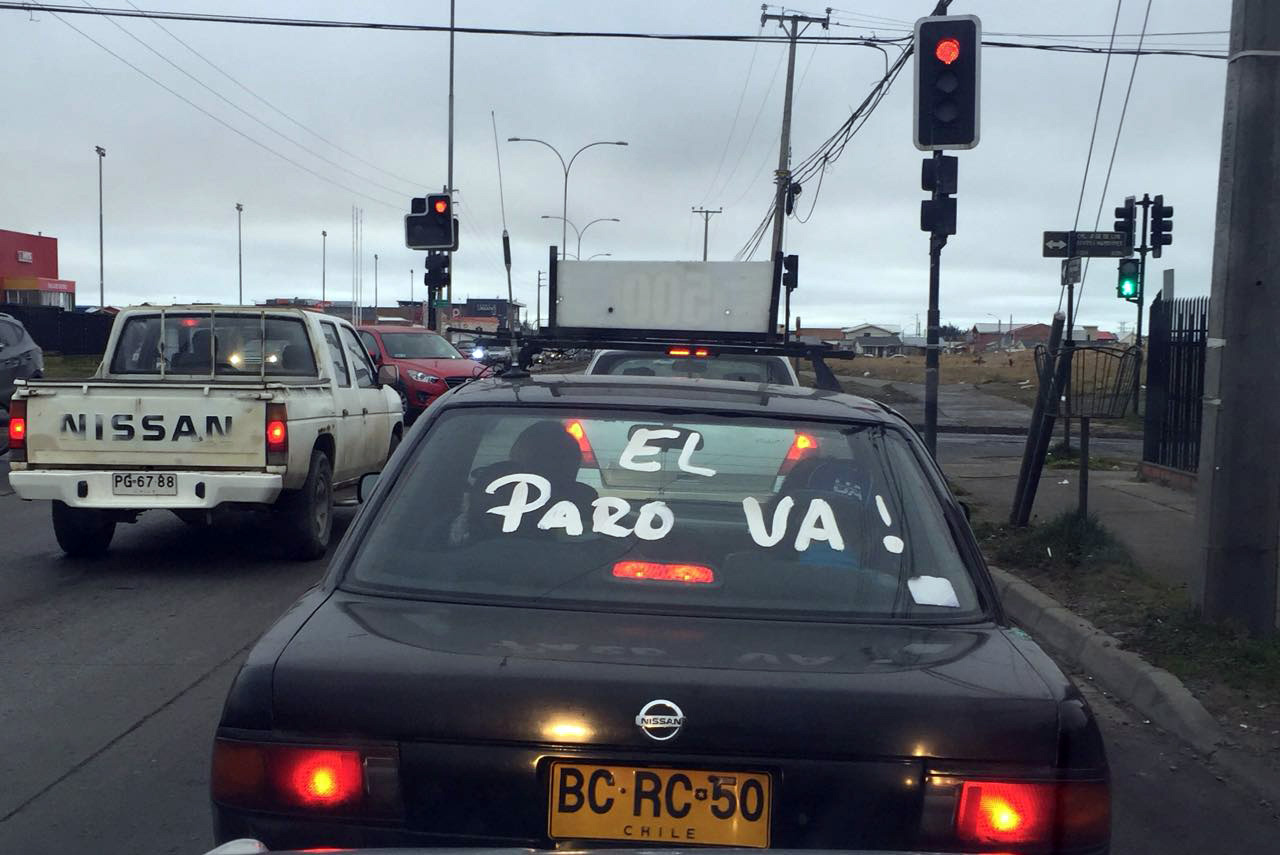 Declaración pública de la Asociación Regional de Taxis Colectivos de Magallanes