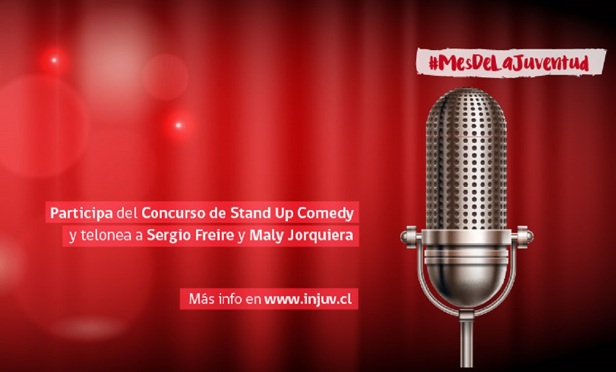INJUV lanza concurso para potenciar el talento de los jóvenes exponentes del Stand Up Comedy en la región de Magallanes