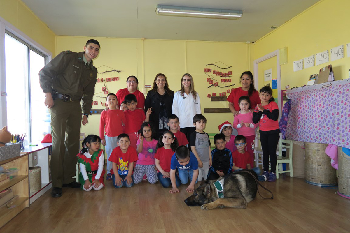 Seremi de Salud desarrolla actividad educativa en el marco de programa de prevención de hidatidosis y tenencia responsable de mascotas en jardín infantil “Magallanes”