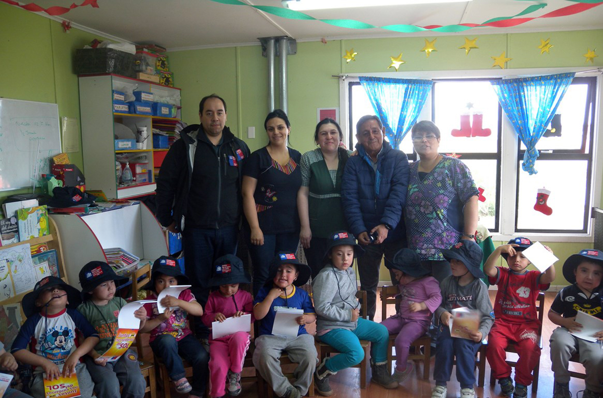 Seremi de salud refuerza actividades de fotoprotección en jardín infantil “Arcoiris” de Porvenir