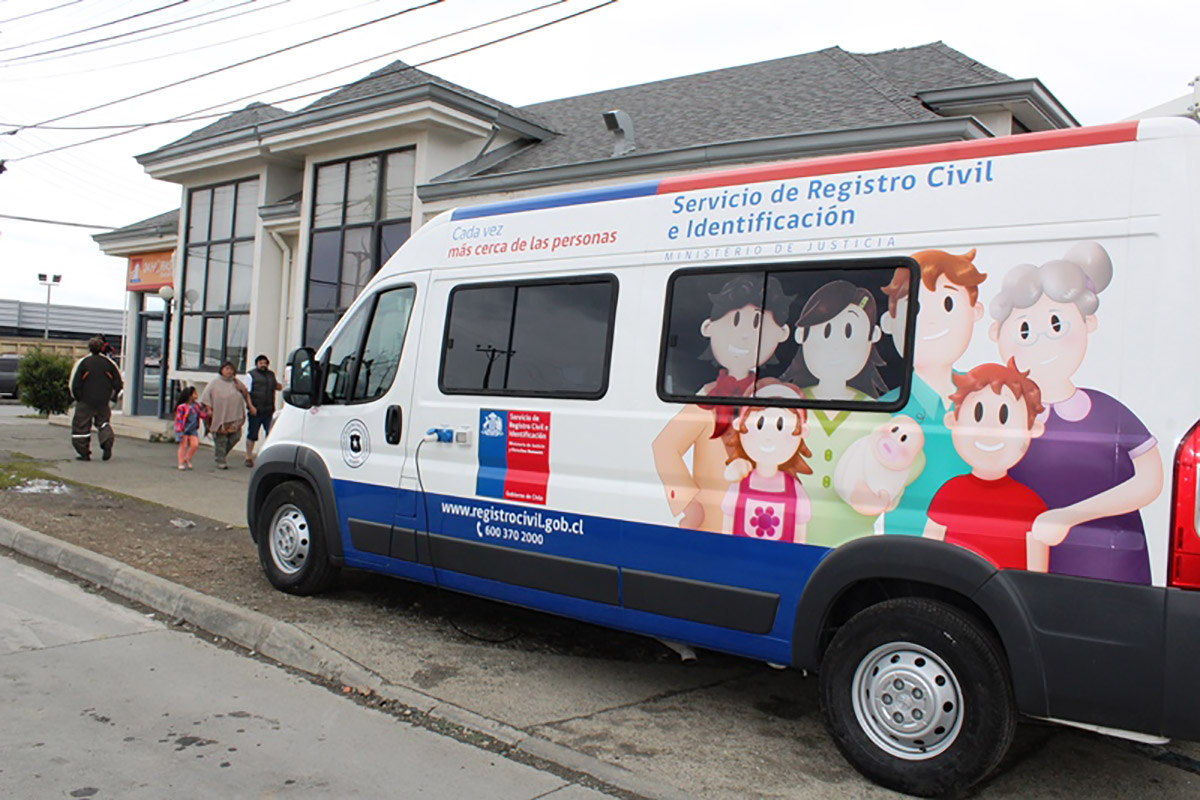 Oficina móvil del Registro Civil atenderá en terreno mañana jueves a pobladores del barrio Archipiélago de Chiloé