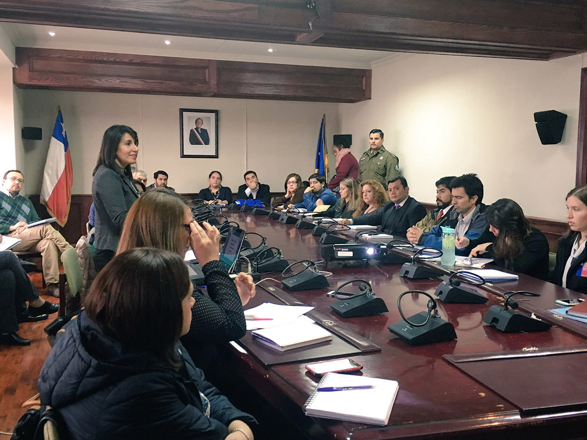 Gobernadora de Magallanes preside sesión con Servicios Públicos de la provincia