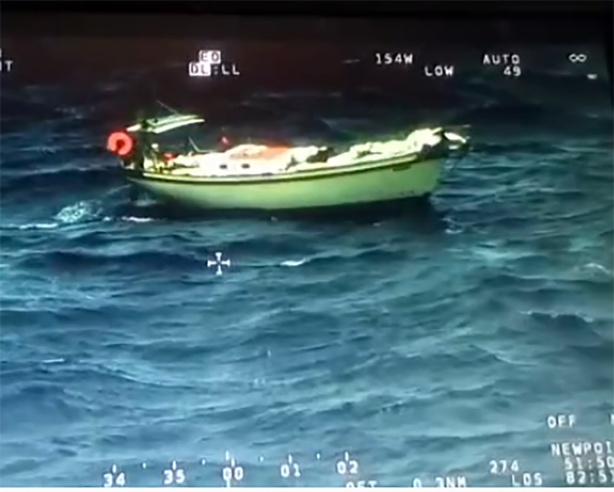 Tras 48 horas terminó complejo rescate coordinado por la Armada de navegante Australiano en Magallanes