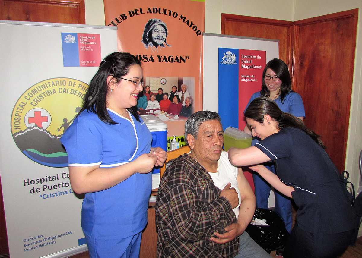 En Puerto Williams se lanzó vacunación Anti Influenza 2017