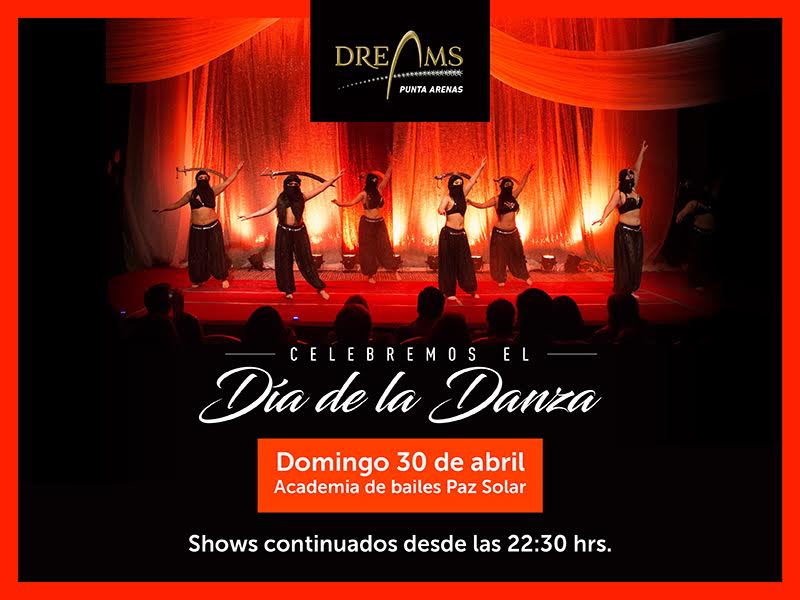 El 30 de abril se conmemorá el Día de la Danza en Casino Dreams