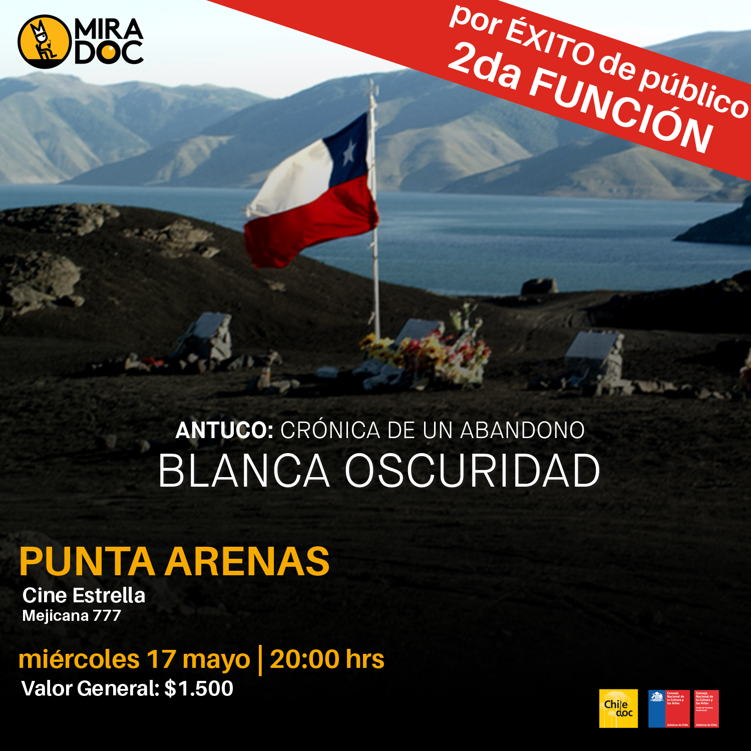 Se exhibe en Punta Arenas el documental «Blanca Oscuridad» sobre la tragedia de Antuco