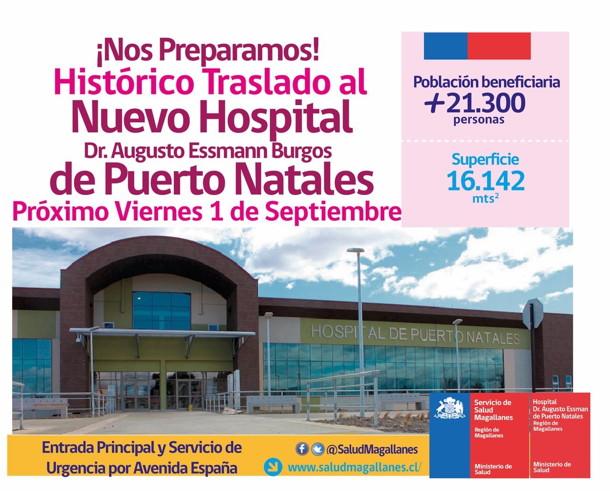 Hoy se pone en marcha el nuevo Hospital de Puerto Natales