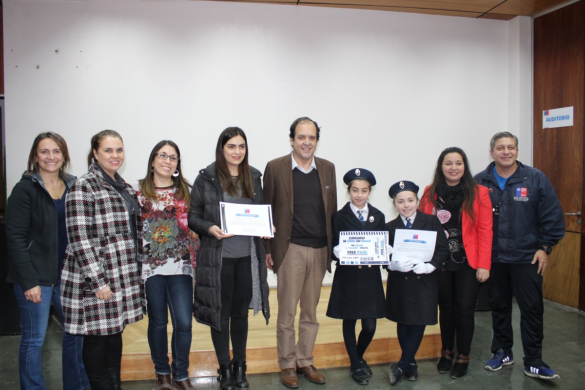 Concurso «Se Libre y Sin Tabaco» premió a sus ganadores en la SEREMI de Salud