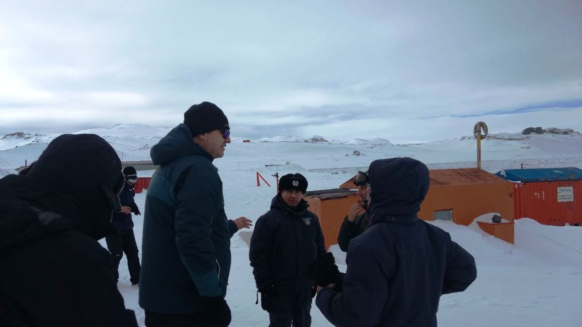 Director General de Obras Públicas constató avances de importantes proyectos en la Antártica