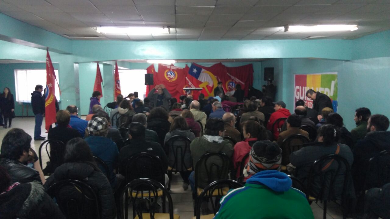 En el Sindicato de Estibadores de Punta Arenas proclaman a los candidatos a Diputado y CORE del Partido Comunista