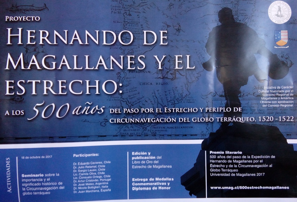 Seminario Histórico en la UMAG sobre los 500 años del descubrimiento del Estrecho de Magallanes