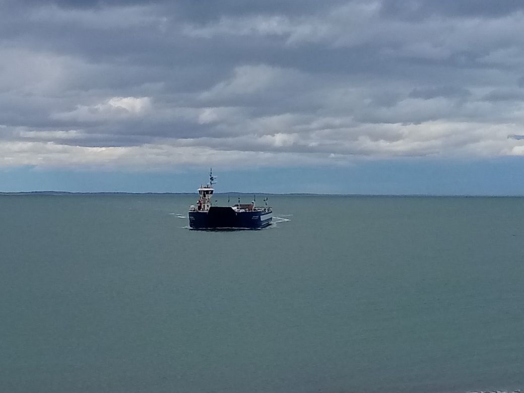Suspendido el cruce de barcazas en Primera Angostura del Estrecho de Magallanes
