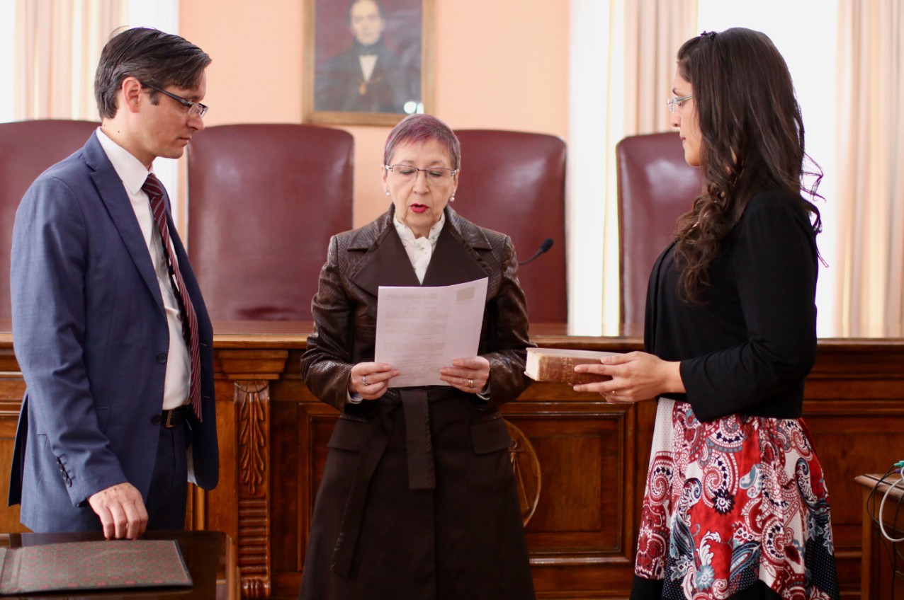 Gonzalo  Celedón Bulnes prestó juramento como juez titular del Juzgado de Familia de Punta Arenas