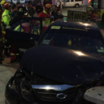 Choque de alta energía dejó cinco lesionados, SAMU y Bomberos trabajaron en el lugar