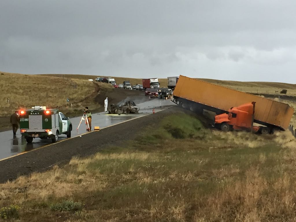 Cinco muertos dejó fatal accidente en ruta camino a Monte Aymond