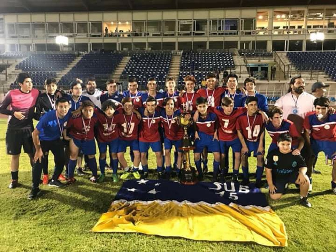 Selección magallánica Sub 15 de futbol ganó el Campeonato Nacional en Arica