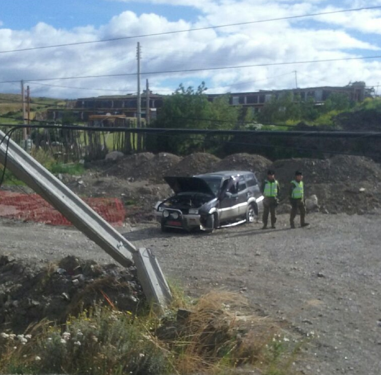 Violento choque provoca corte de energía eléctrica en un sector de Puerto Natales