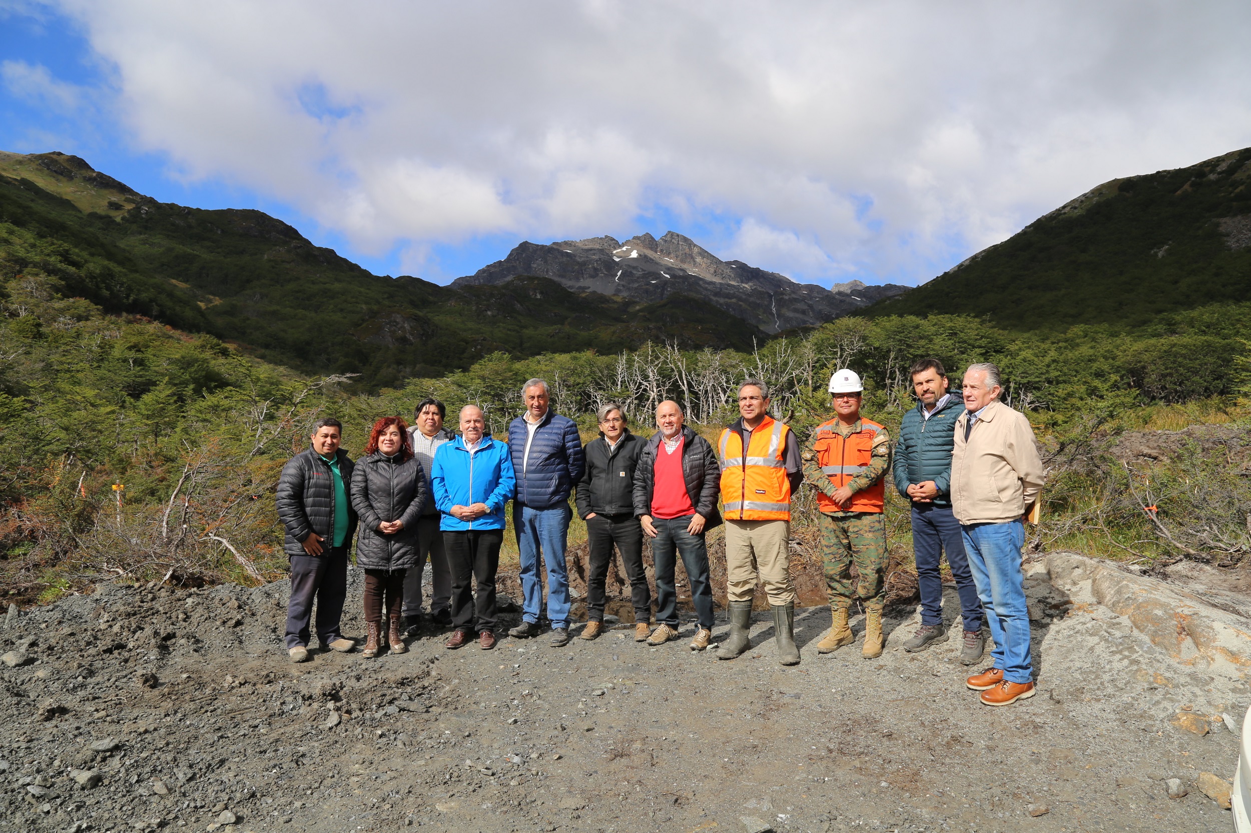 Consejeros Regionales fiscalizaron avances en construcción del Camino Vicuña-Yendegaia