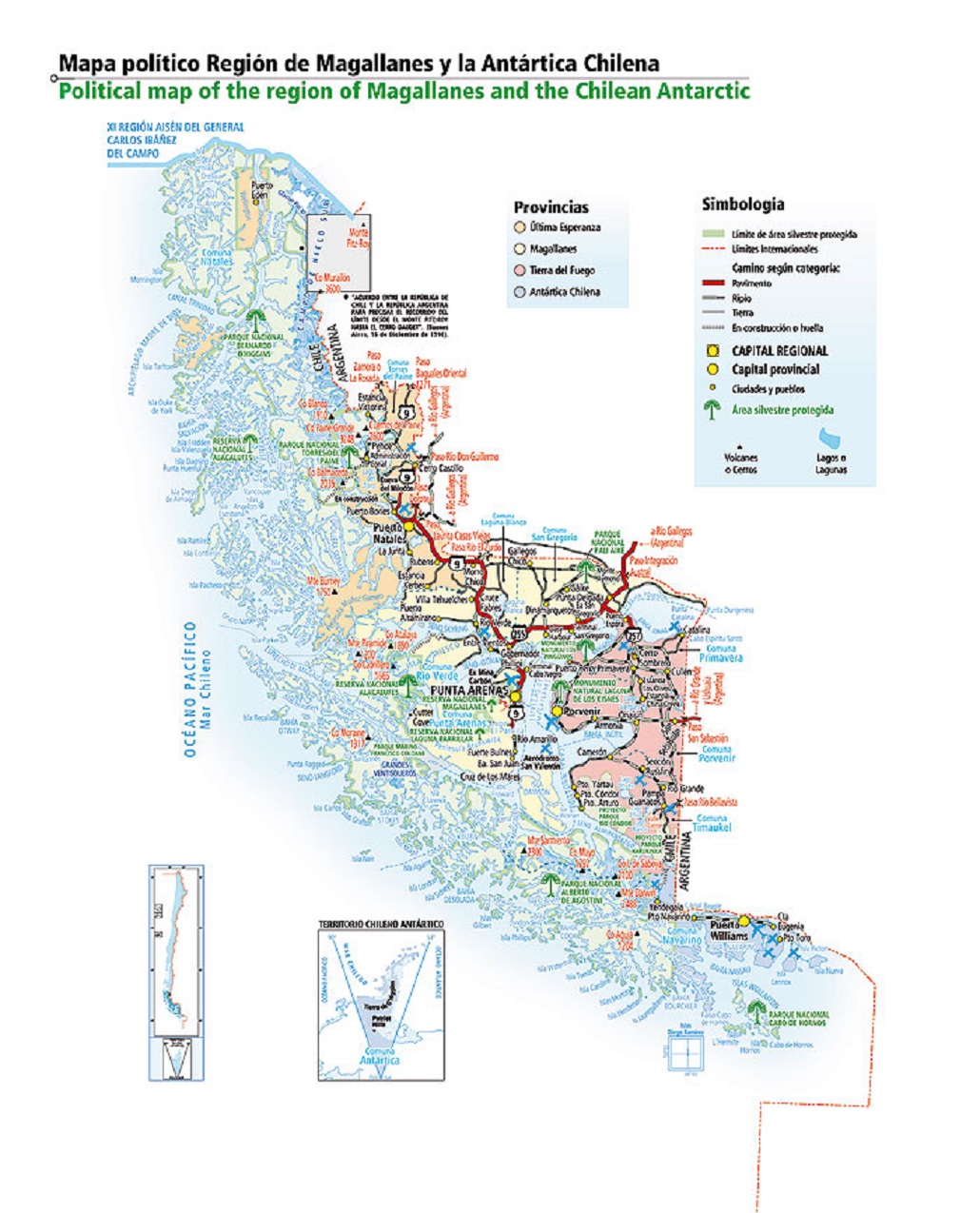 Las regiones de Magallanes y Los Lagos lideraron el crecimiento regional en Chile durante 2017