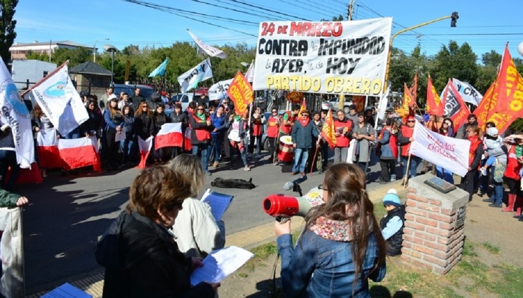 En Rio Gallegos se conmemoró también el Día de la Memoria, Verdad y Justicia por el Golpe Militar de 1976