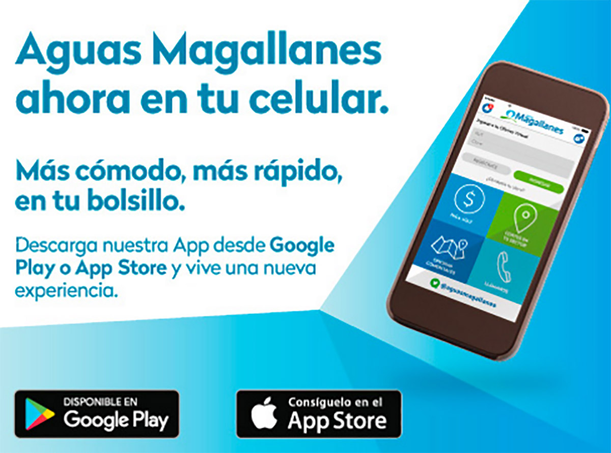 Aún no la instalas?, Conoce detalles de la aplicación para celulares de Aguas Magallanes