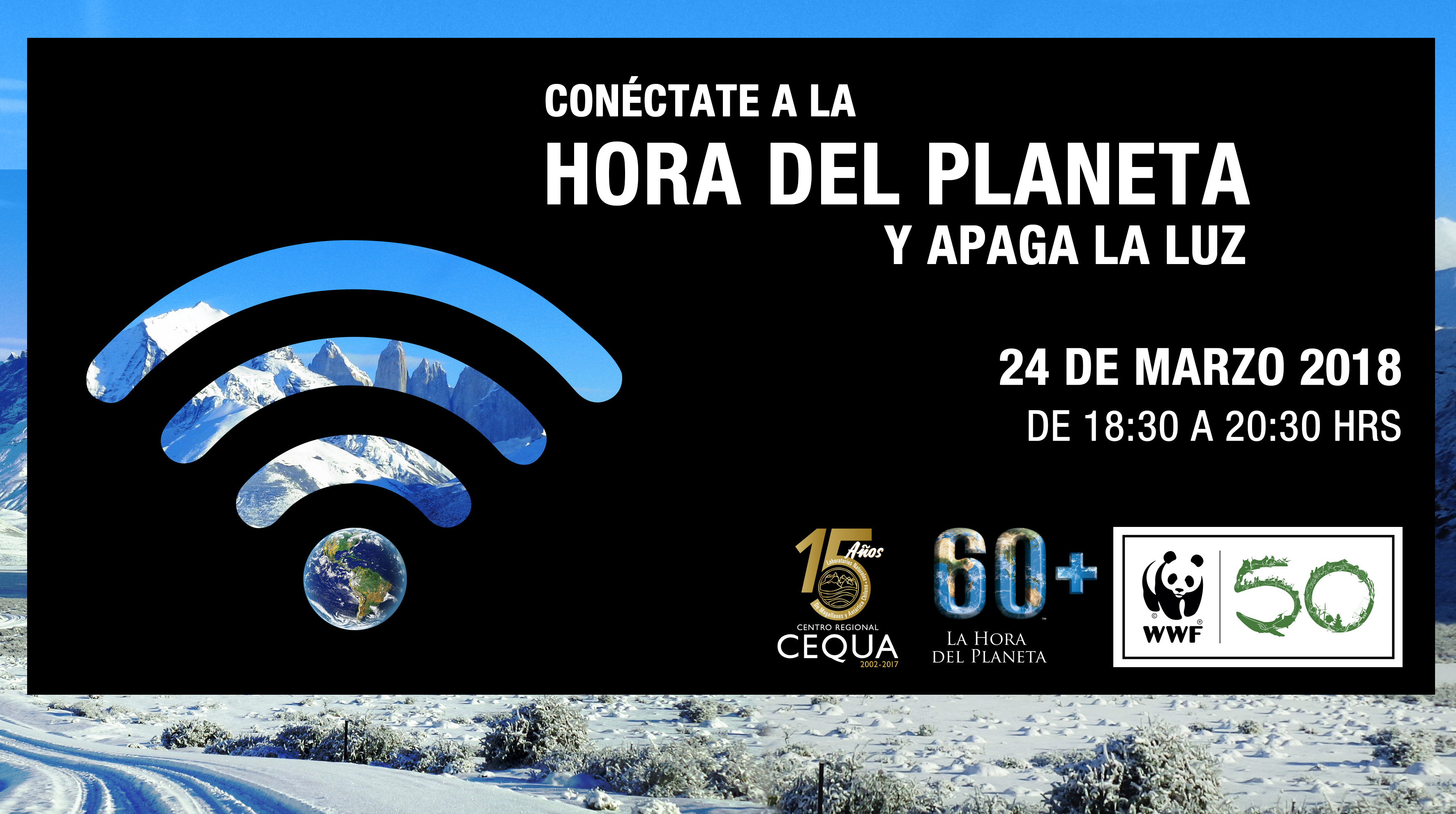 CEQUA Magallanes participa en jornada del Día Mundial del Planeta el próximo 24 de marzo