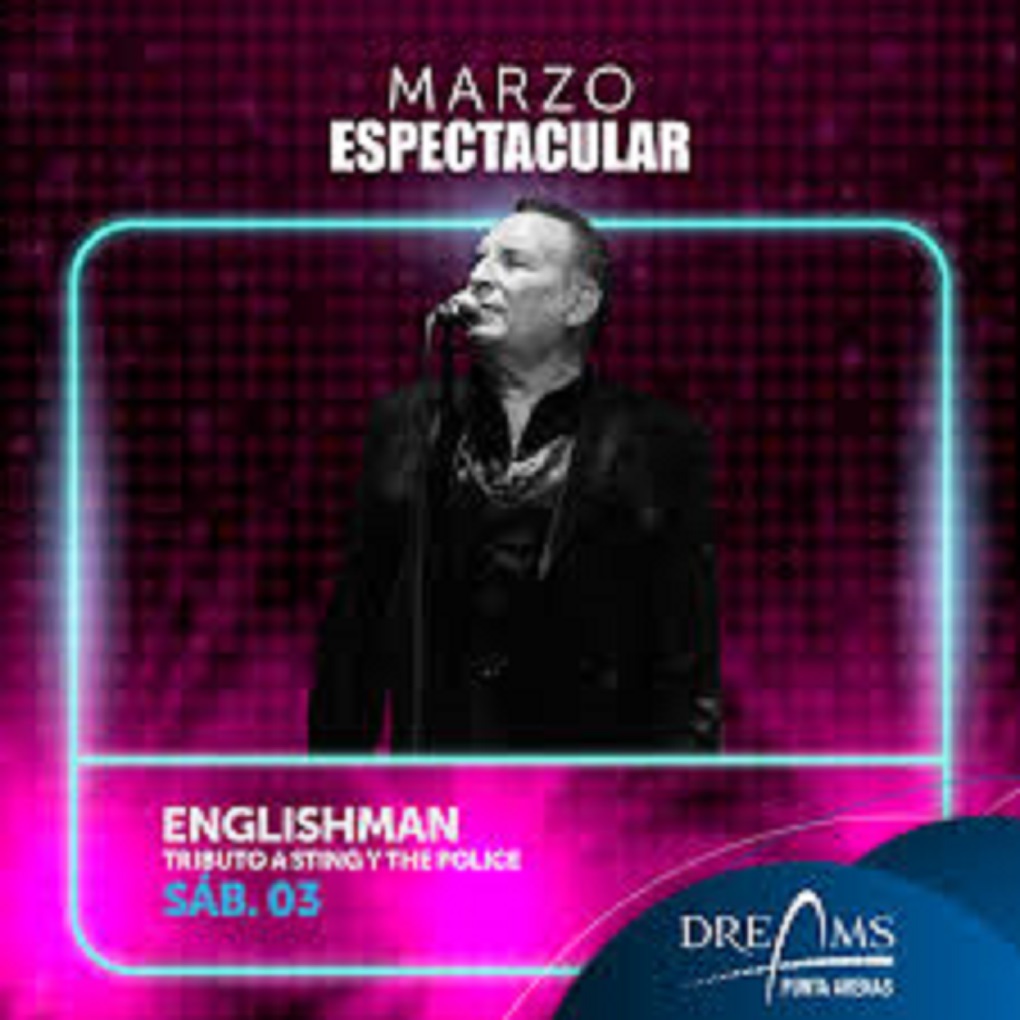Englishman rinde tributo a The Police en Casino Dreams este sábado 3 de marzo