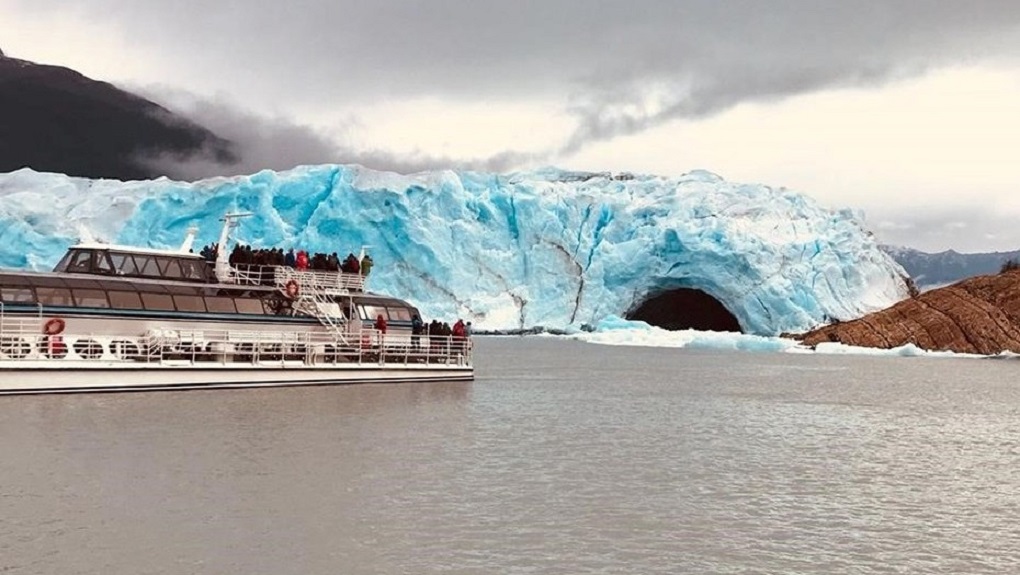 Glaciar Perito Moreno en Patagonia argentina inició nuevo proceso de rompimiento