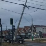 Choque provocó corte del suministro eléctrico en el sector norte de Punta Arenas, Empresa Edelmag trabaja para restablecer el servicio