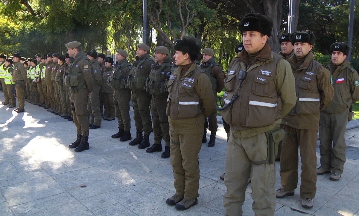 Más de 60 efectivos de Carabineros participan en Ronda Preventiva en Punta Arenas