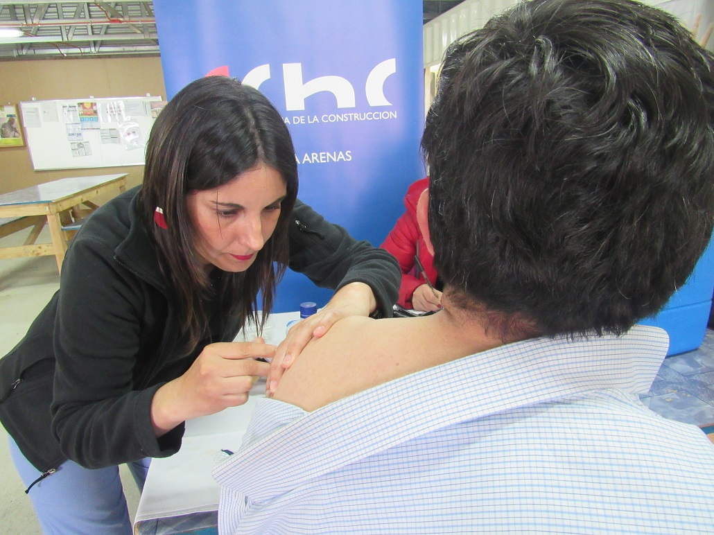 Más de 2.000 trabajadores de la Construcción de Magallanes serán vacunados contra la Influenza