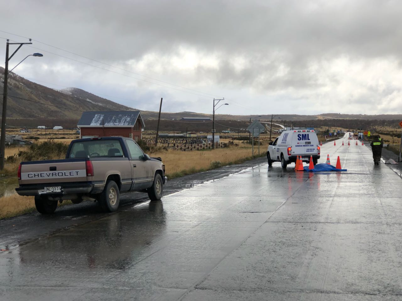 Accidente a 7 kilómetros de Puerto Natales dejó a un alumno de Inacap fallecido