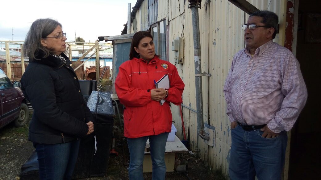 Familias afectadas por las lluvias recientes recibirán ayuda municipal en Punta Arenas