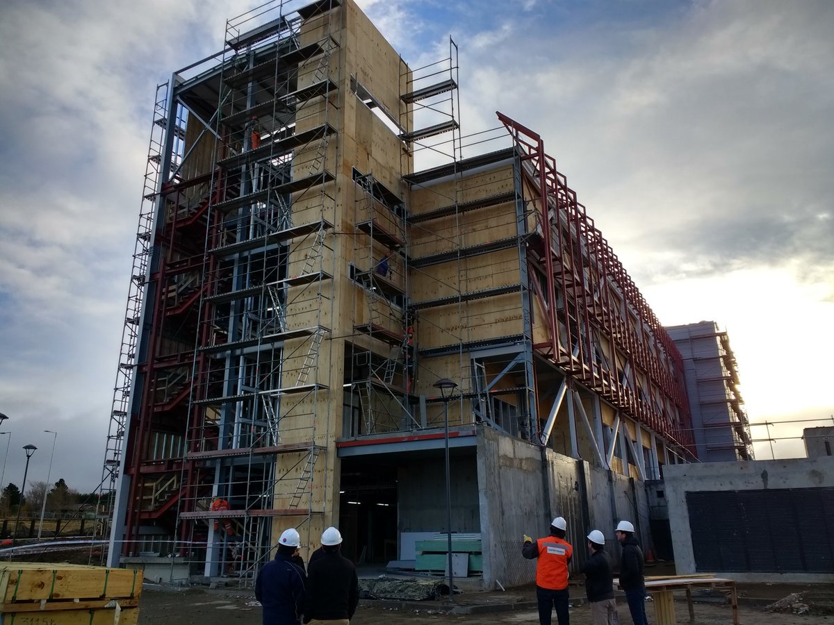 Avances en la construcción del CADI UMAG, Centro Asistencial y Docente de la Universidad de Magallanes