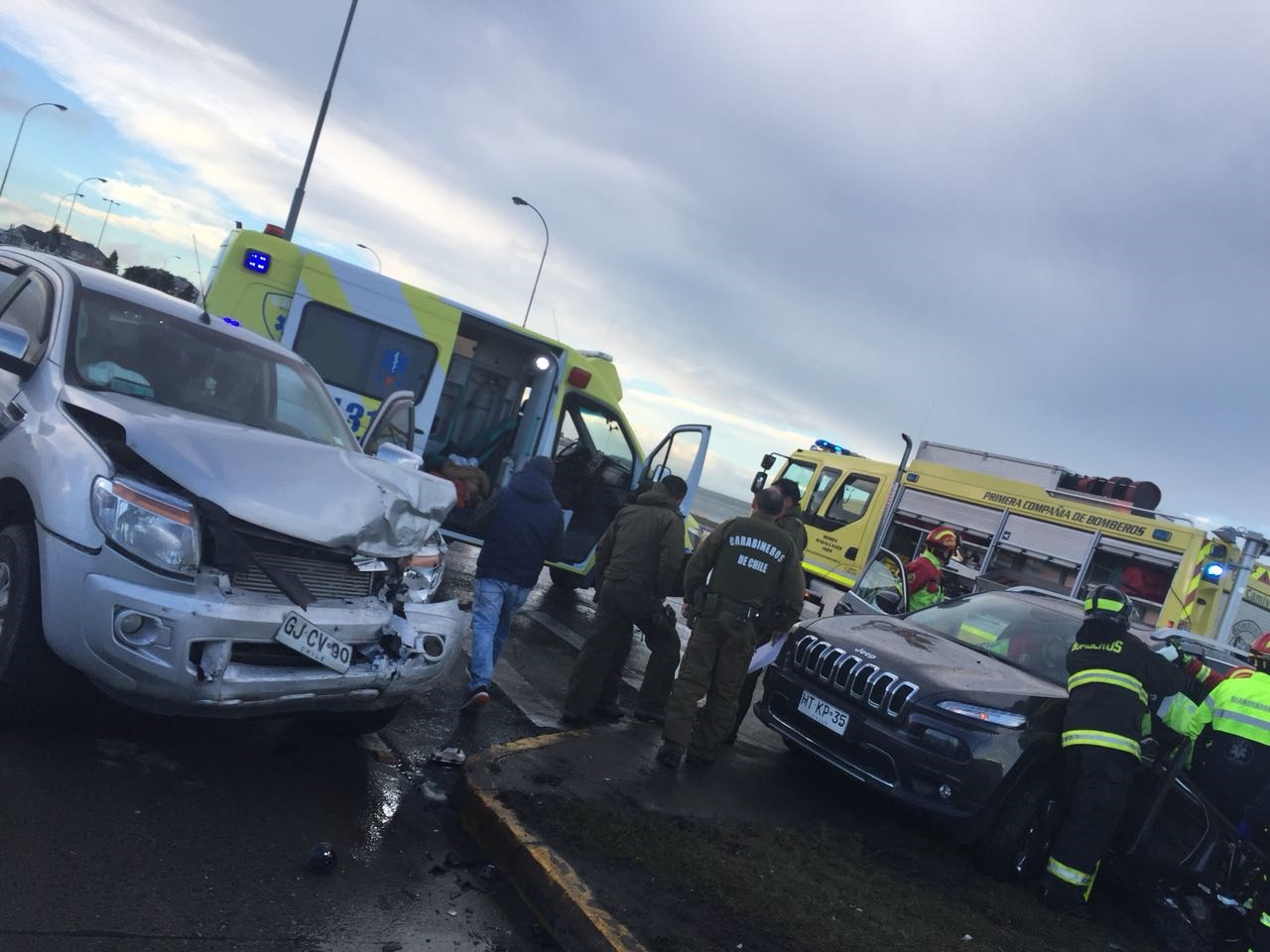 Conductora en aparente estado de ebriedad ocasionó choque en avenida Costanera