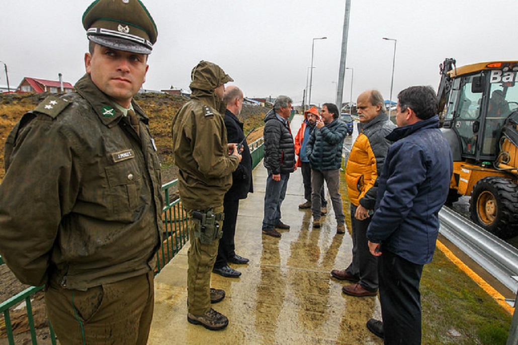 Intendente Matheson instruyó sumario en visita en terreno a puente Eusebio Lillo durante emergencia climática