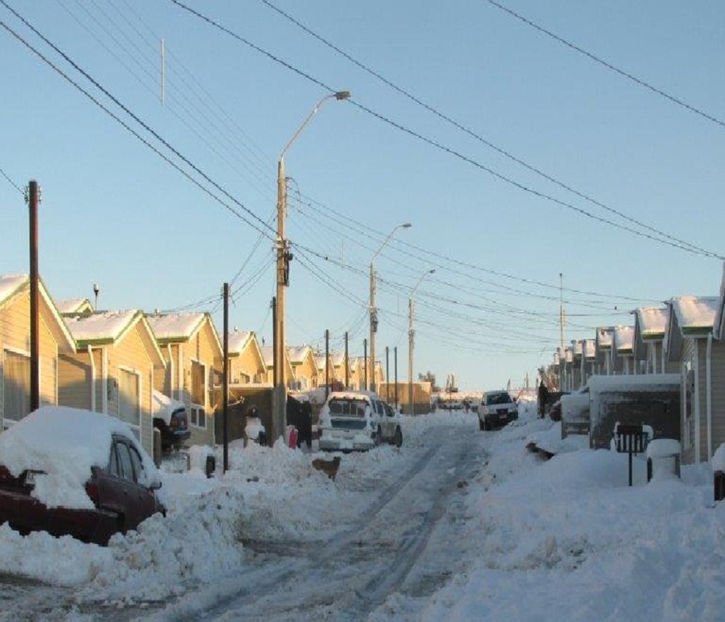 Se pronostican nevadas todo el día de hoy en Punta Arenas