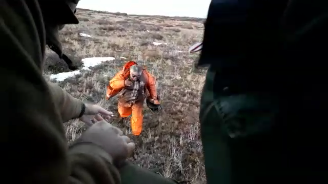 Hombre fue rescatado por Carabineros tras extraviarse en el Cerro Andino