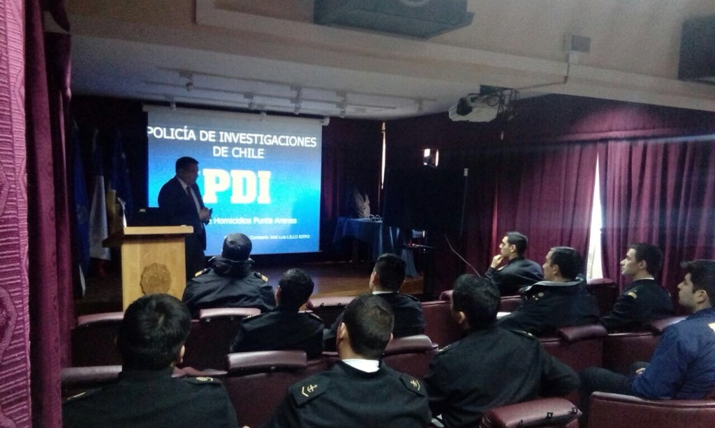 PDI efectuó capacitación a personal de la Armada en Puerto Williams