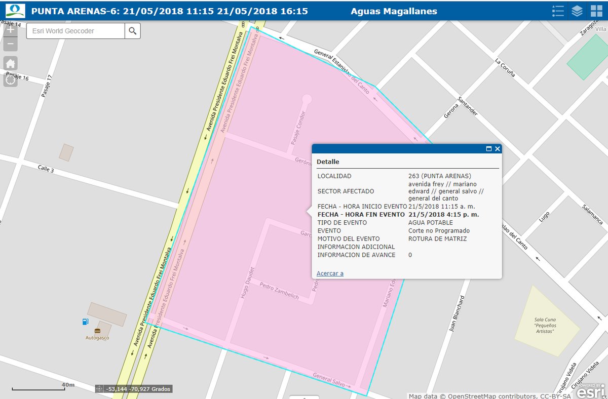 Corte de emergencia de suministro de agua potable en el Barrio Prat