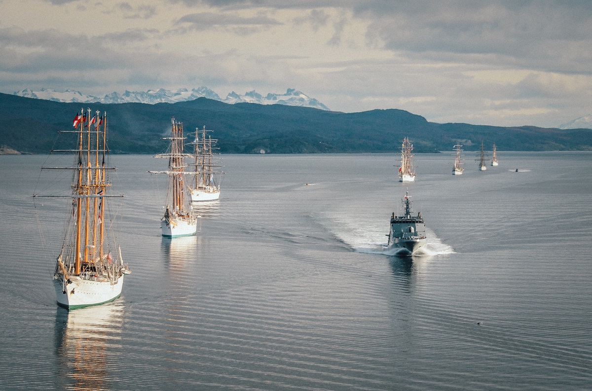 Velas Latinoamérica 2018 ya está en aguas chilenas del Océano Austral