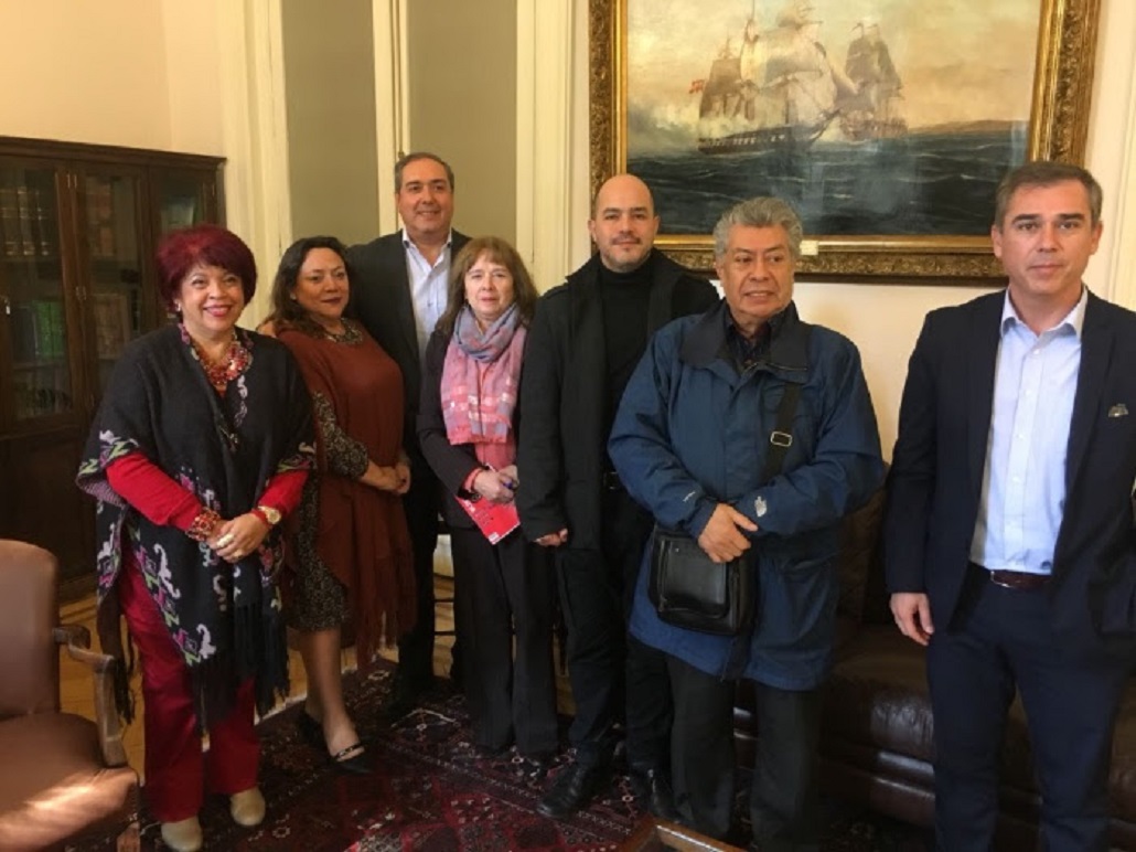 Directiva Nacional de ANEF se reunió con el senador Bianchi