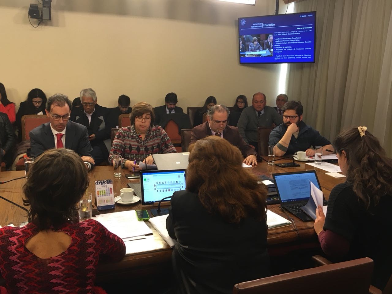 Colegio de Profesores de Punta Arenas ante la Comisión de Educación de la Cámara de Diputados