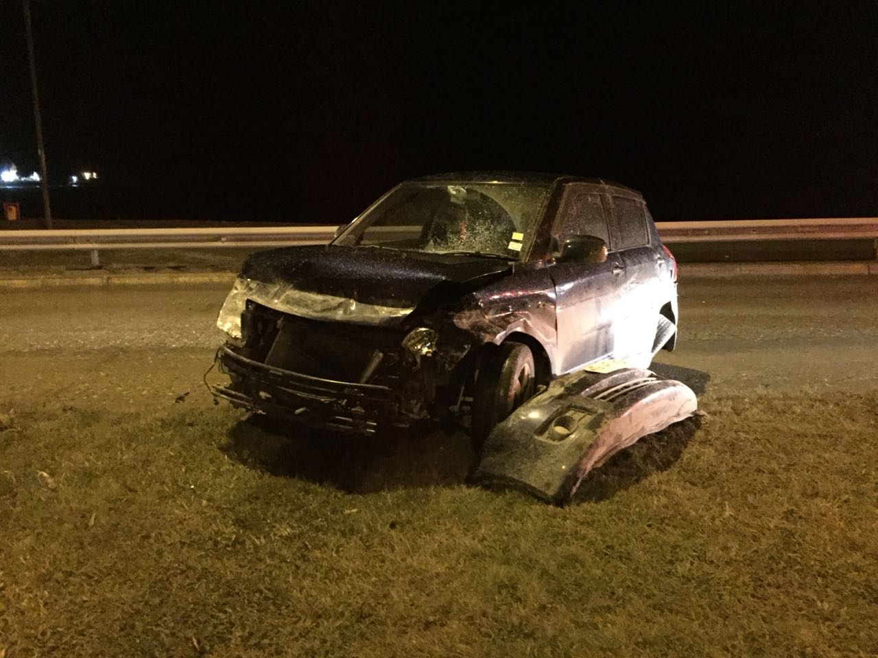 Conductor ebrio choca en Avenida Costanera en Punta Arenas