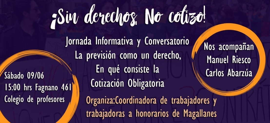 La previsión como un derecho: Manuel Riesco y Carlos Abarzúa en conversatorio en Punta Arenas
